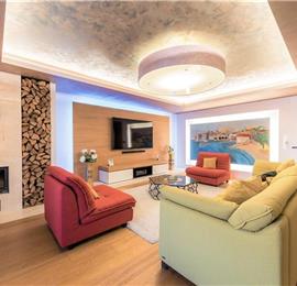 Luxury 5 Bedroom Villa with Heated Pool, Jacuzzi, Steam Room and Sea Views in Lozica near Dubrovnik, Sleeps 10